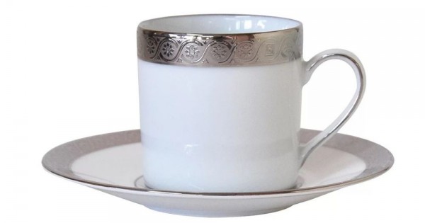 Ceasca pentru cafea cu farfurie 80 ml Torsade Bernardaud